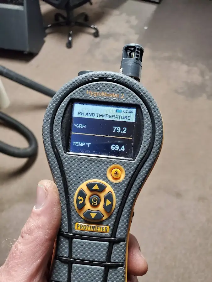 Moisture meter humidity assessment for Mold Remediation & Removal in Lake Station